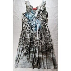 Panhandle Slim Boho Dress | Floral Lace Back | Sleeveless | Size Small